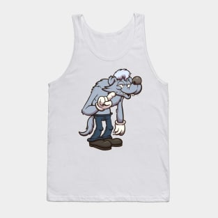 Cute Grey Werewolf Tank Top